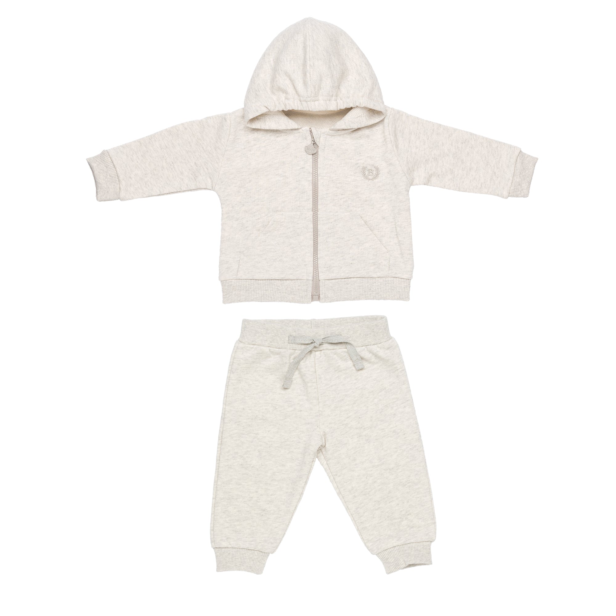 Set 2 pezzi C0296 Grigio melange