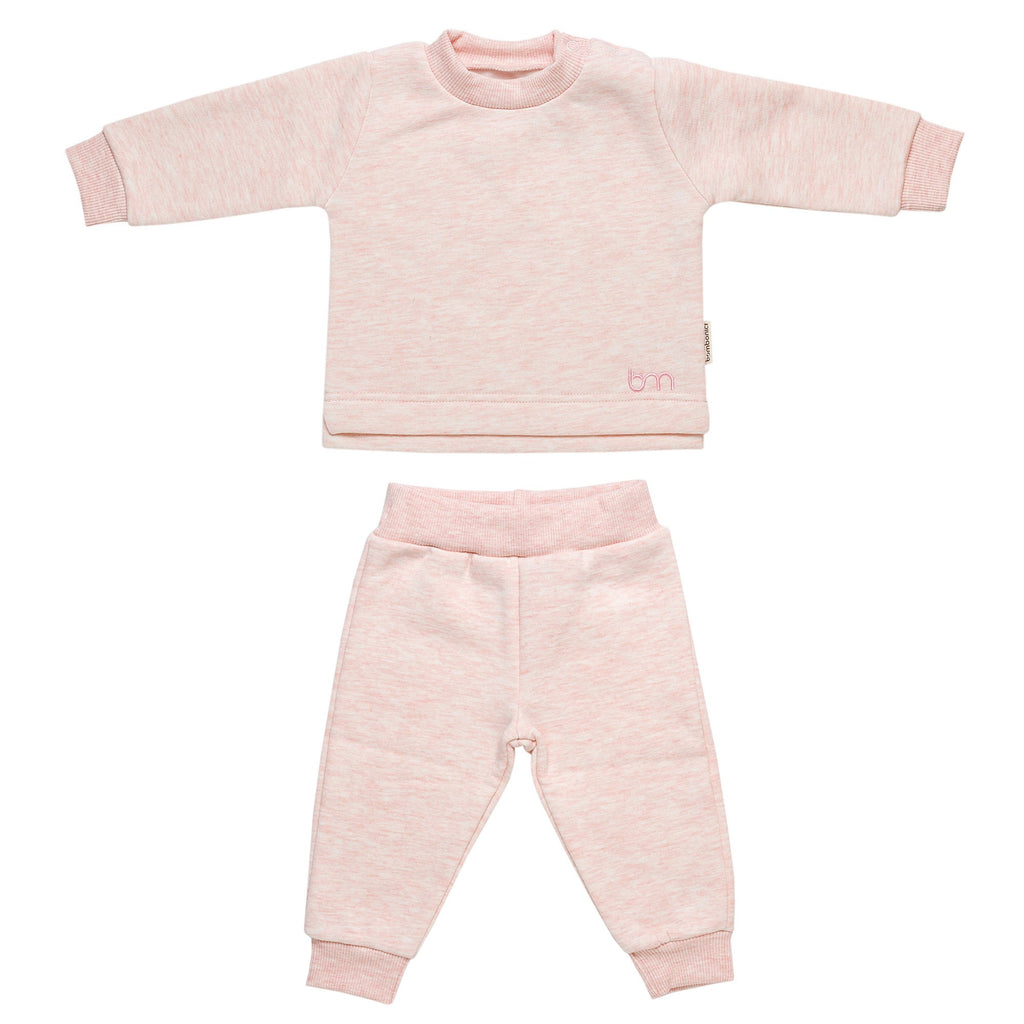 Set 2 pezzi C0258 Rosa melange