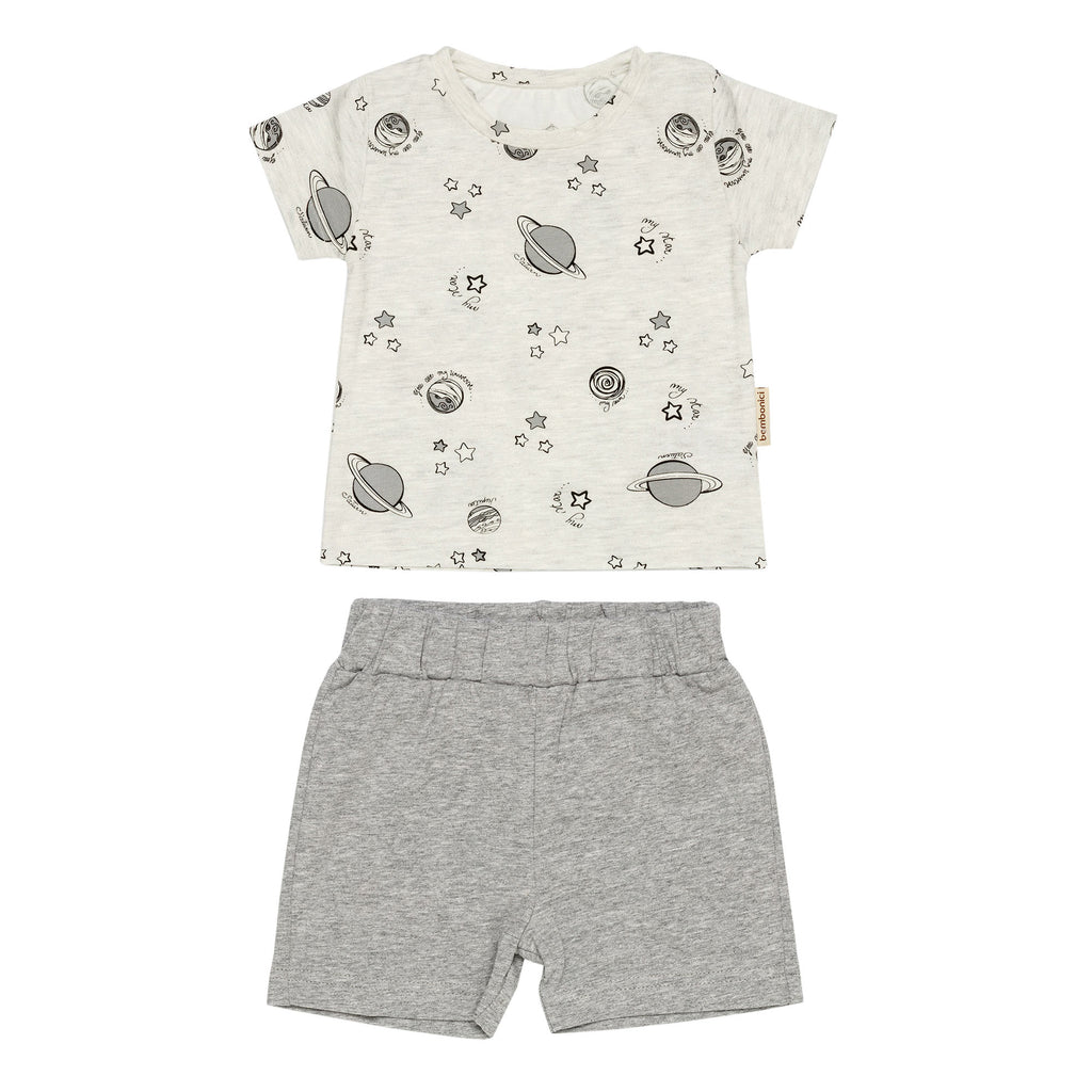 Set 2 pezzi C0290 Grigio melange