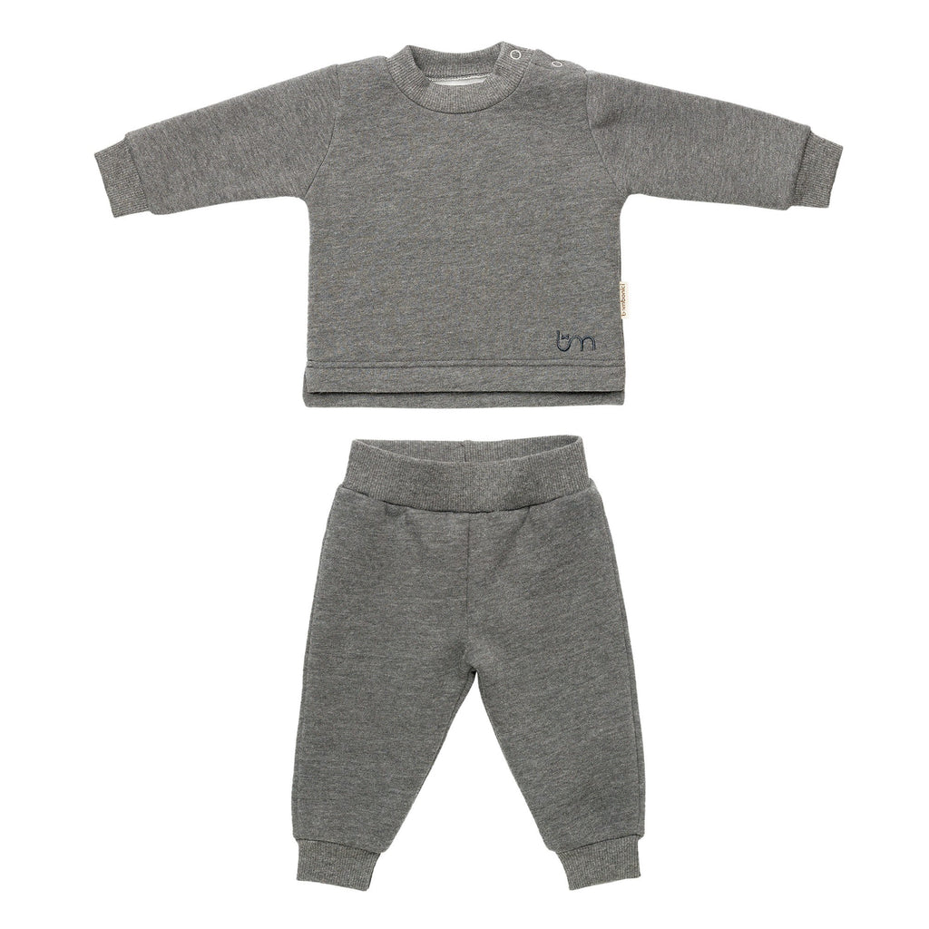 Set 2 pezzi C0228 Grigio melange