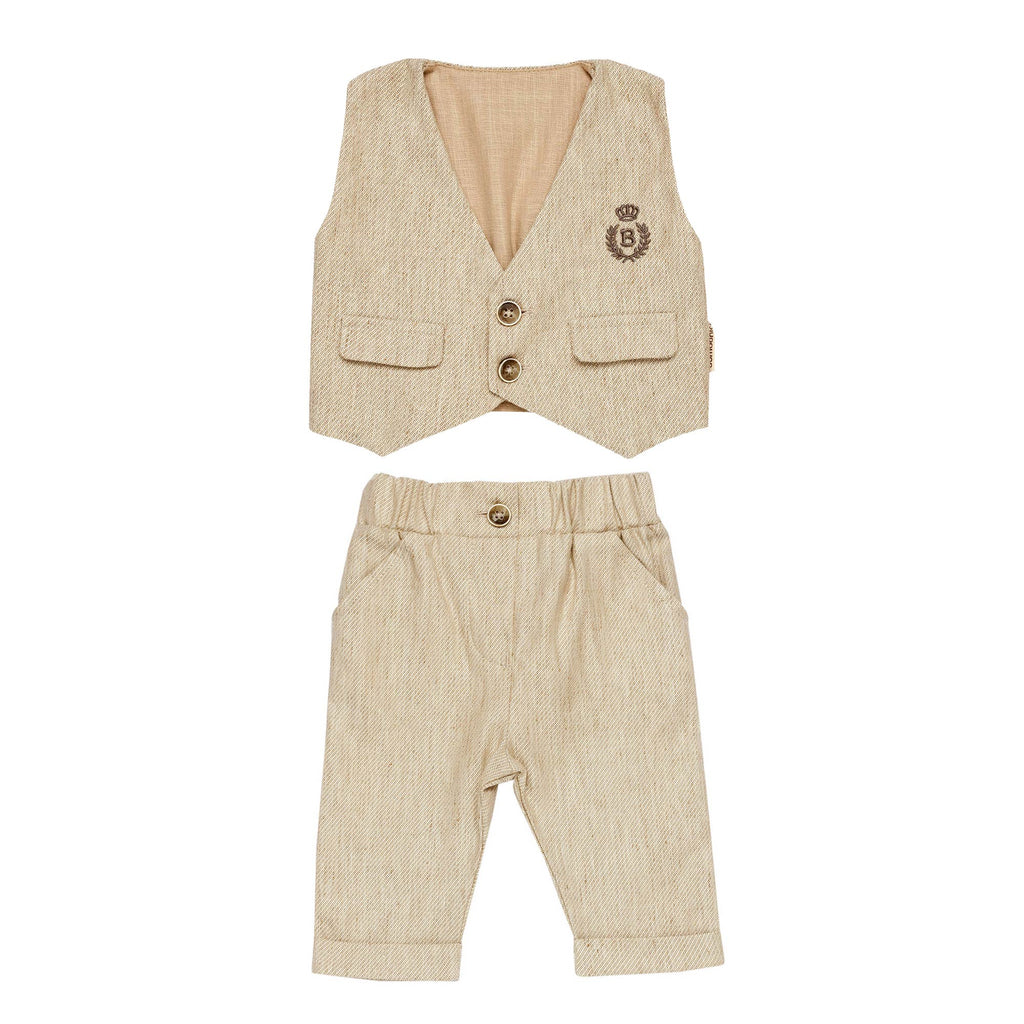 Set 2 pezzi C0283 Beige melange