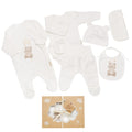 Set neonato 7 pezzi NN0080 Avorio