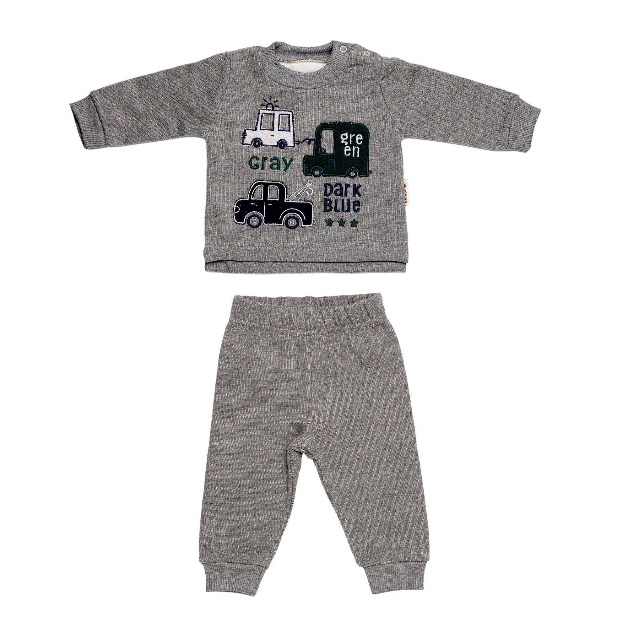 Set 2 pezzi C0304 Grigio melange