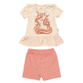 Set 2 pezzi R291 Rosa melange