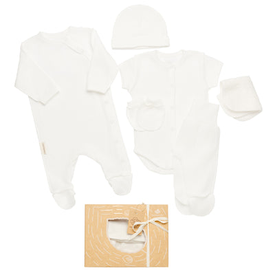 Set neonato 6 pezzi NN0095 Avorio