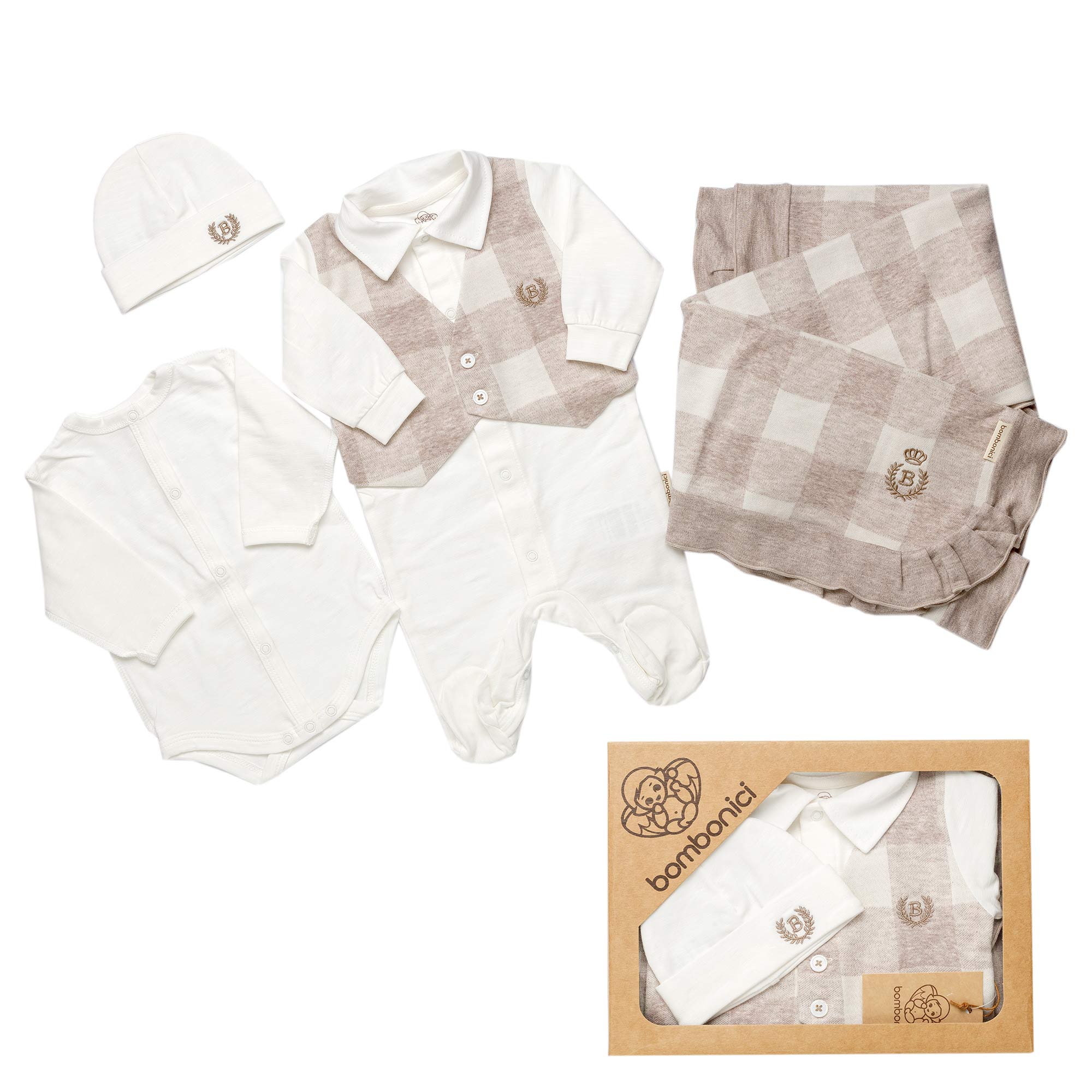 Set 4 pezzi NN0087 Avorio