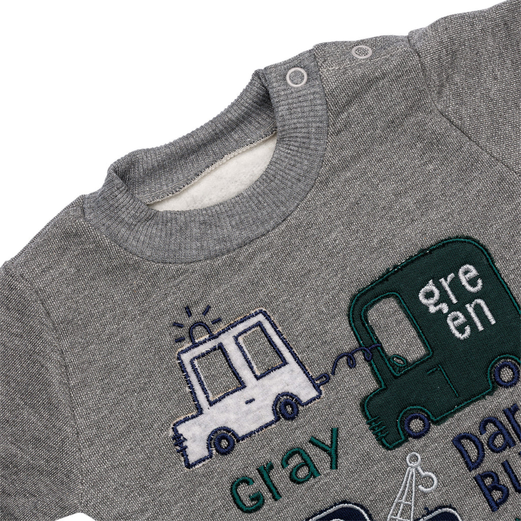 Set 2 pezzi C0304 Grigio melange