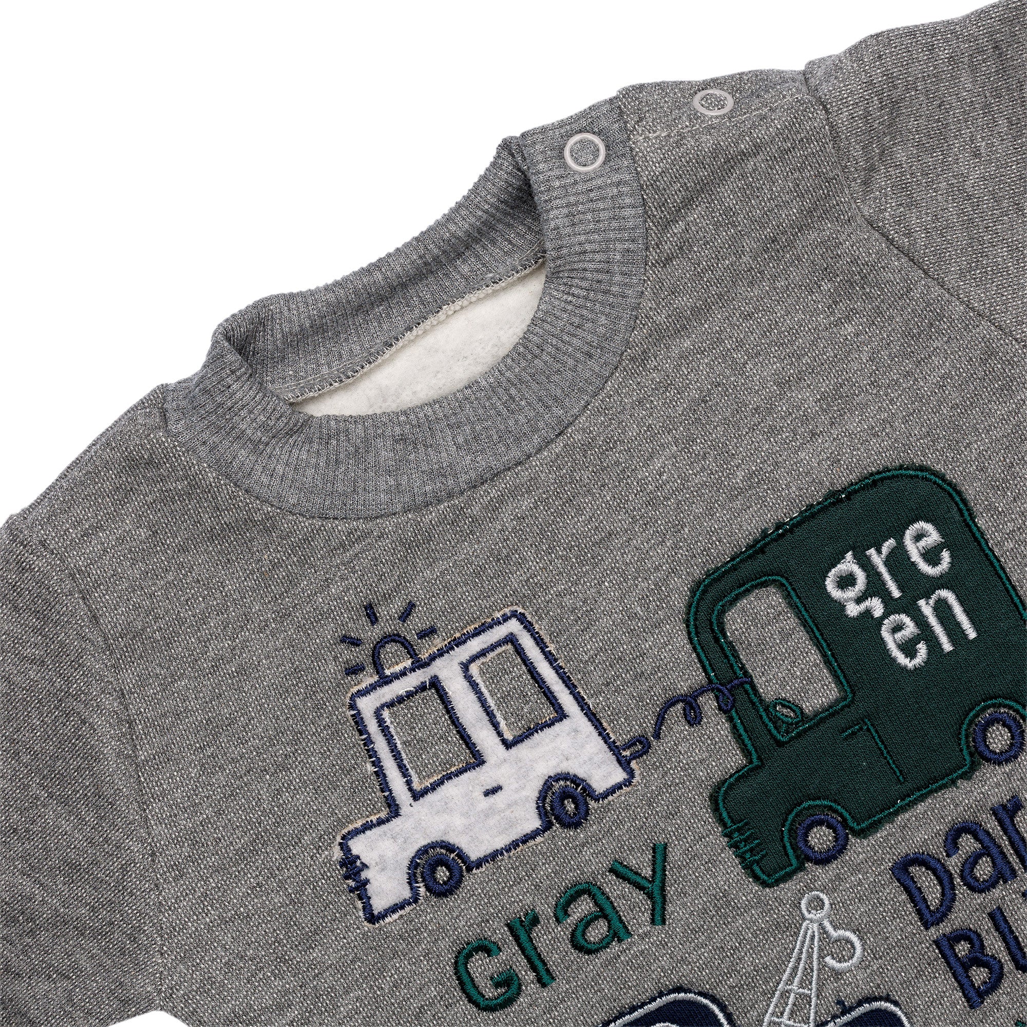 Set 2 pezzi C0304 Grigio melange