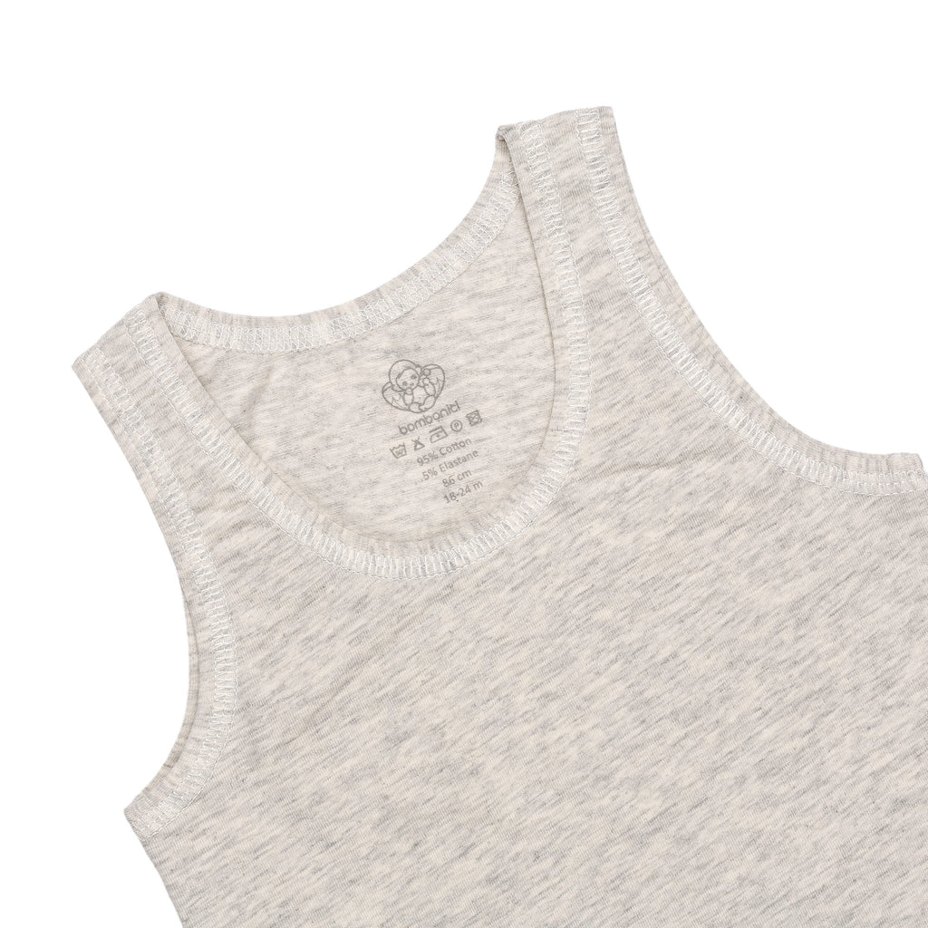 Canottiera A013 Grigio melange