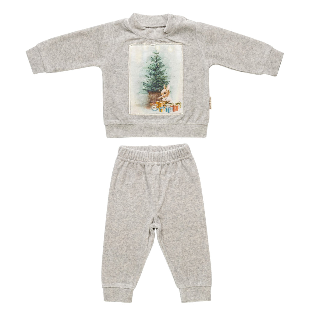 Set 2 pezzi C0233 Grigio melange