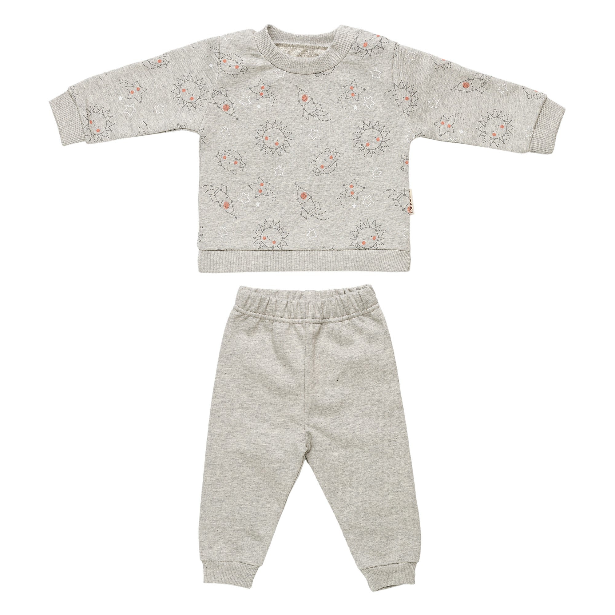 Set 2 pezzi C0235 Grigio melange