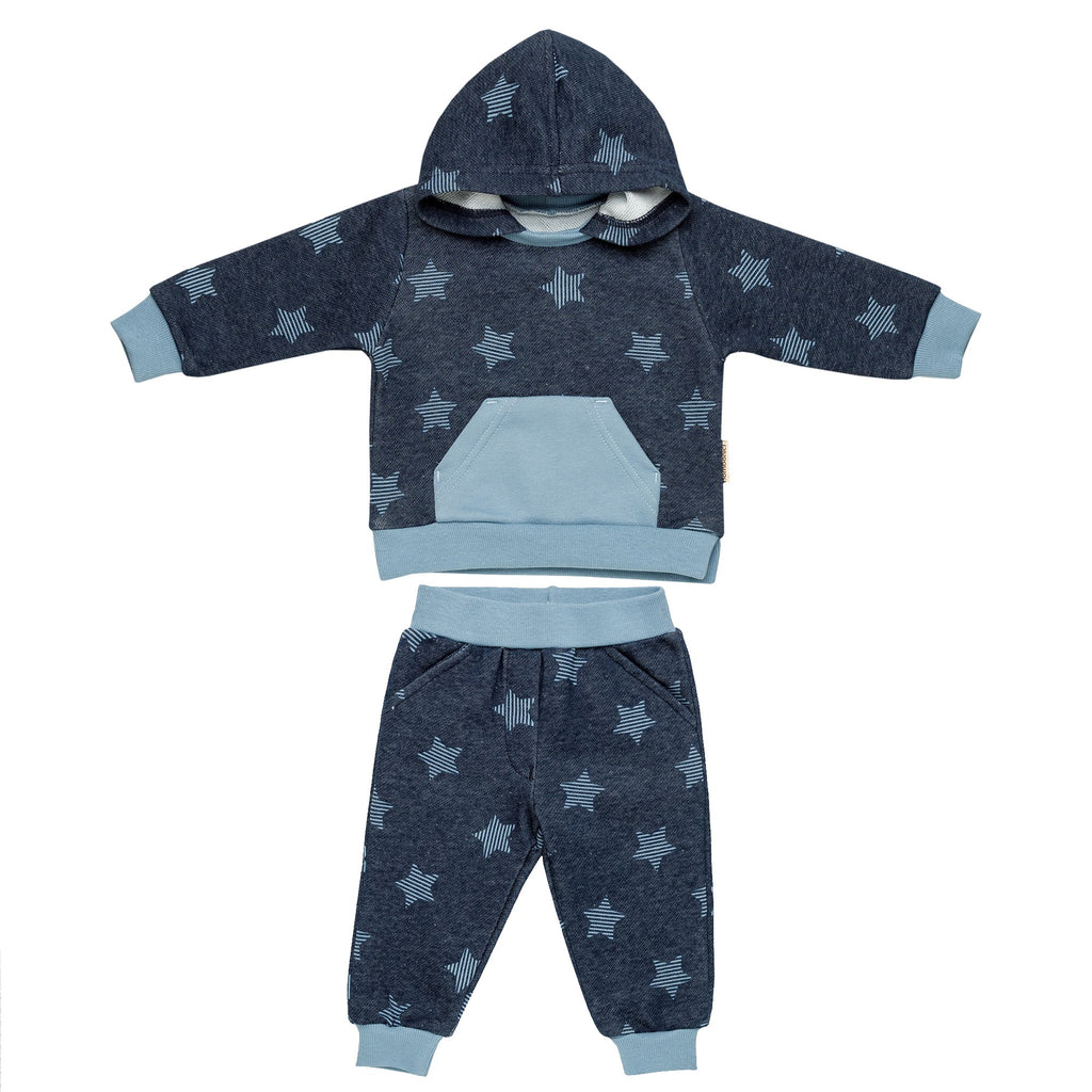 Set 2 pezzi C0269 Blu scuro