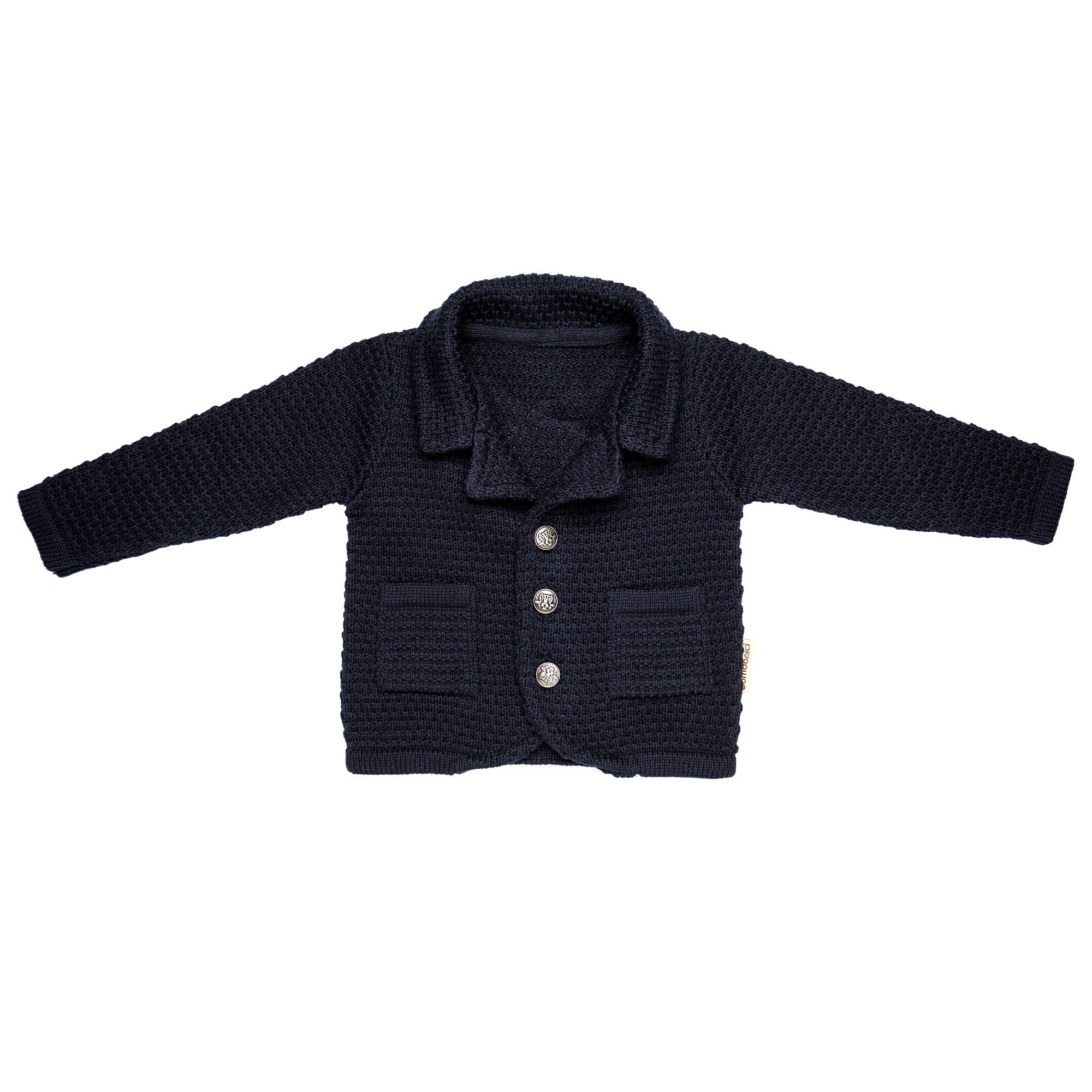Cardigan M376 Blu scuro