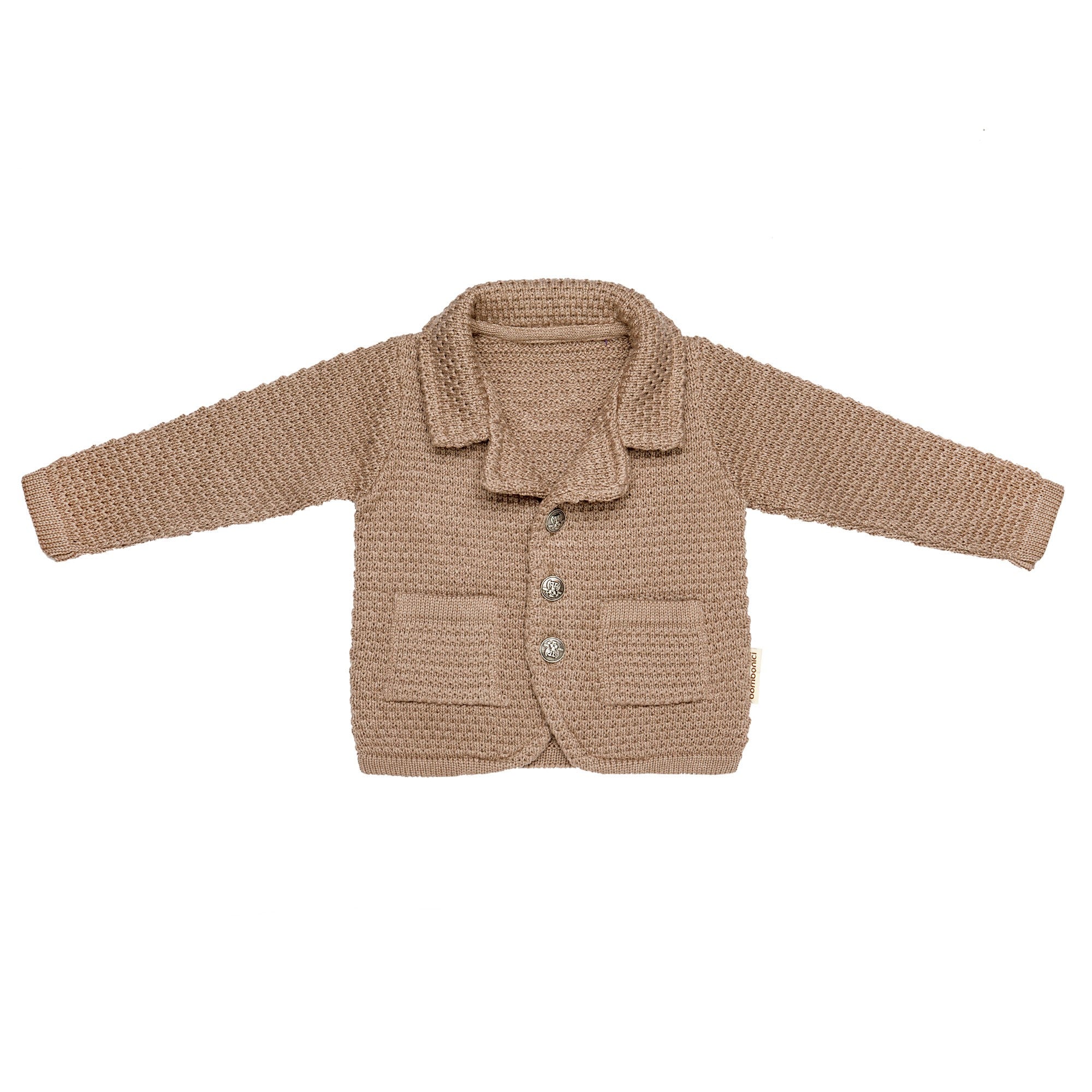 Cardigan M376 Marrone