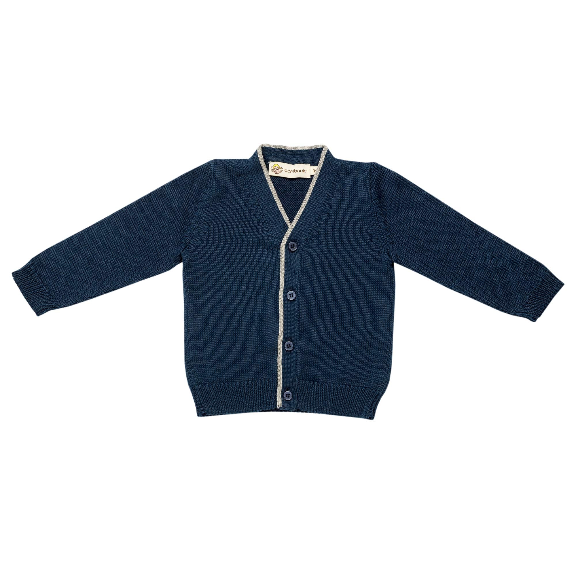 Cardigan M618 Blu scuro