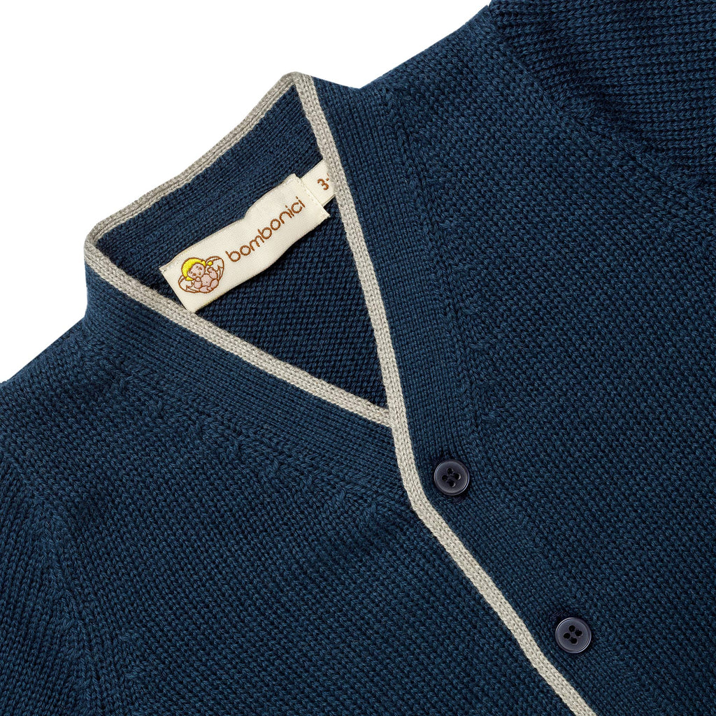Cardigan M618 Blu scuro