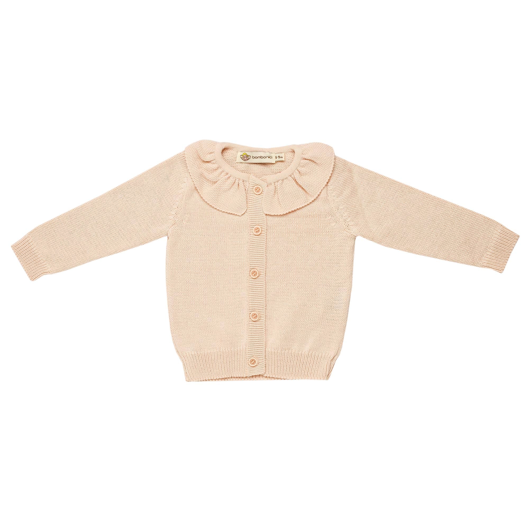 Cardigan M619 Rosa polvere