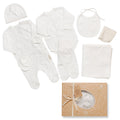 Set neonato 8 pezzi NN0086 Avorio