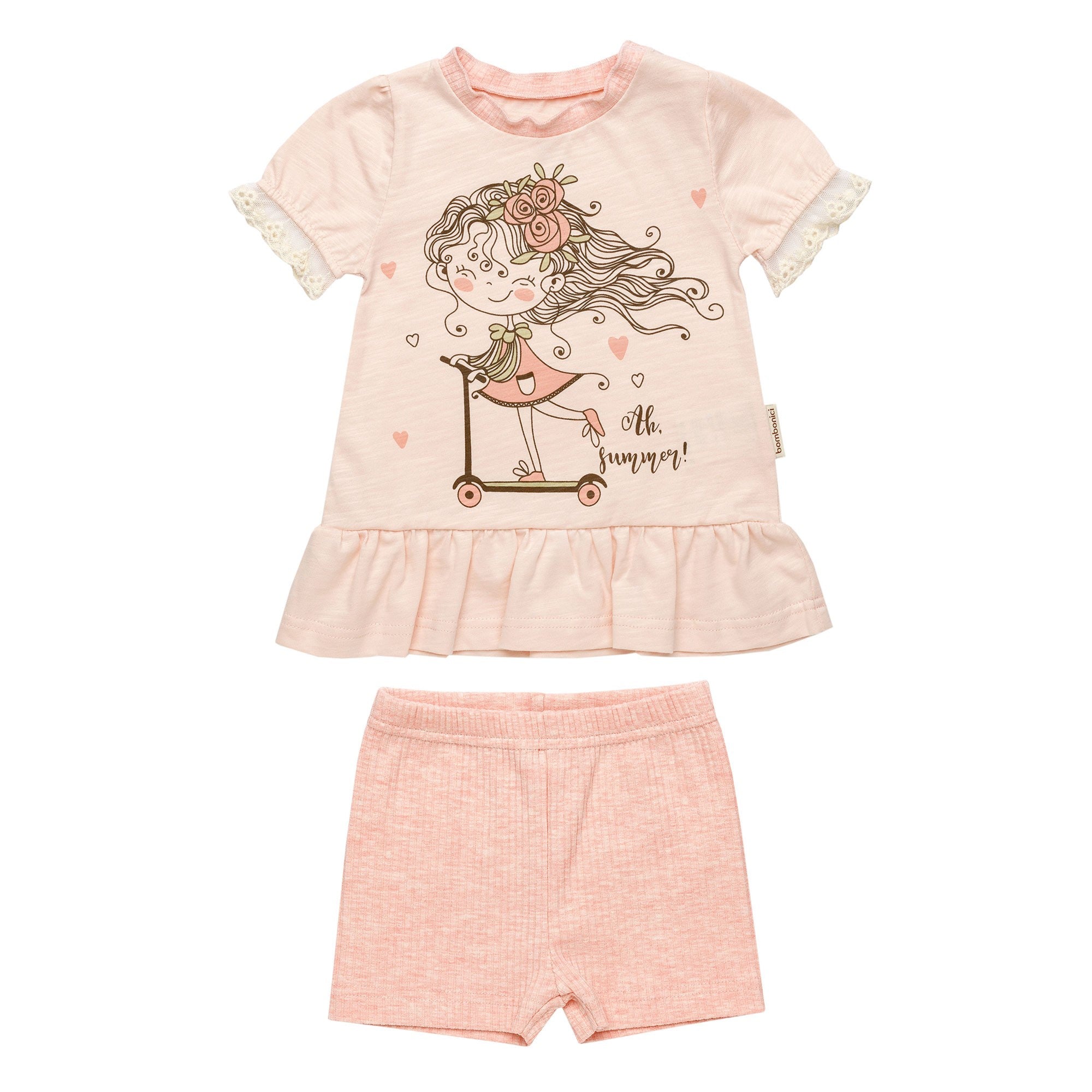 Set 2 pezzi R255 Rosa